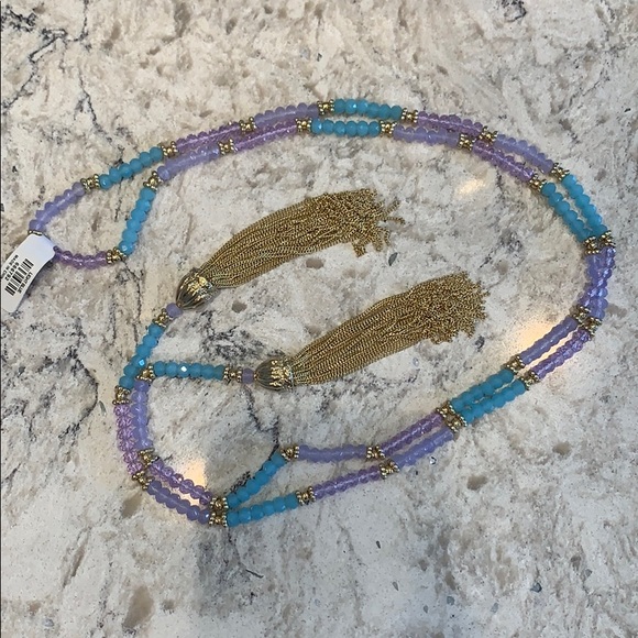 NWT Beaded Lariat Necklace with Tassels 🔥🔥🔥 - Picture 5 of 5